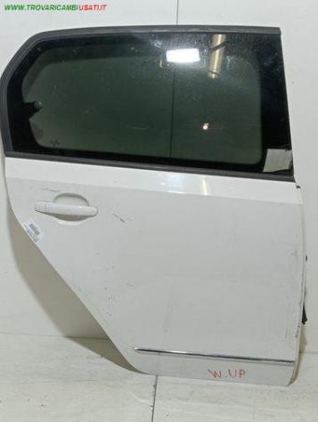 PORTA POST. DX BIANCO CON SERR E VETRO A COMPASSO SCURATO 999-U1561093 Carrozzeria  Lamierati esterni  Porte  Porta post. dx. SEAT - MII - 2012 , SKOD