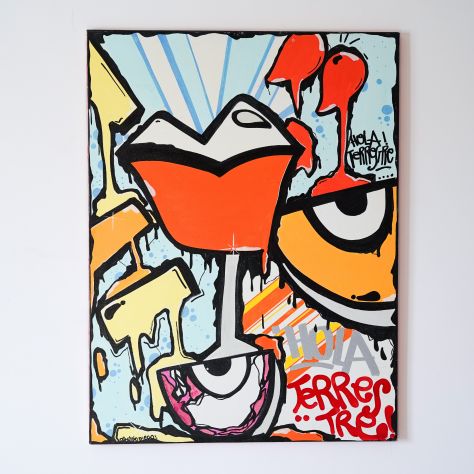 Quadro Pop Art Originale Dipinto a Mano