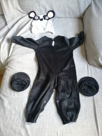 Costume carnevale bambini Panda 18-24 mesi - Foto 3