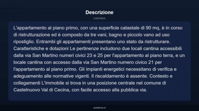 Immobile in asta di 174 m² in vendita a Castelnuovo di Val di Cecina - Foto 12