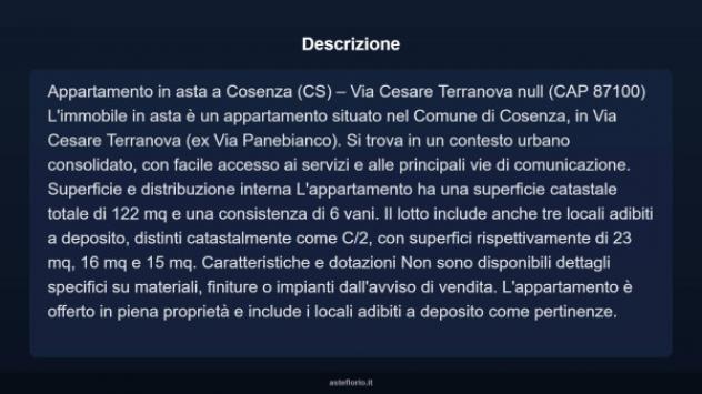 Immobile in asta di 122 m² in vendita a Cosenza - Foto 4