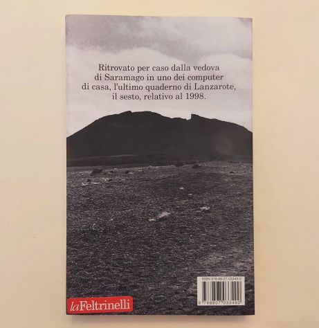 Diario dell'anno del Nobel.L'ultimo quaderno di Lanzarote di José Saramago 1°Ed. - Foto 5