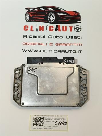 CENTRALINA MOTORE RENAULT Scenic Serie 21585422-0A 8200509963 K4M782 benzina 1598 (0309) - Foto 3