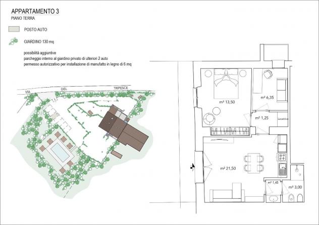 Appartamento in vendita a San Pietro In Palazzi - Cecina 50 mq Rif: 1413879 - Foto 8