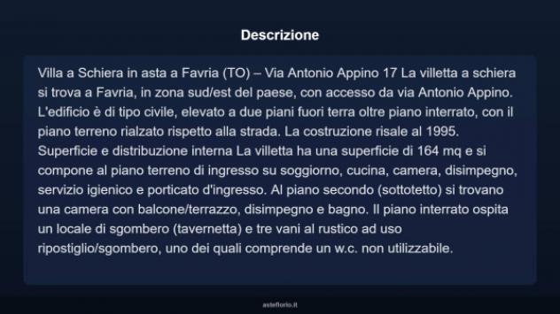 Immobile in asta di 164 m² in vendita a Favria - Foto 4