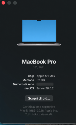 MacBook Pro 16 M1 Max 32GB 1TB GPU 32 Core - Foto 4