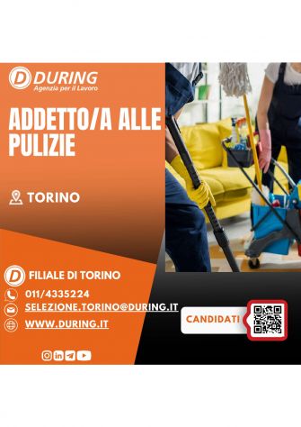 ADDETTO/A ALLE PULIZIE