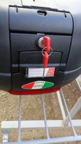 Baule case bauletto posteriore nero e piastra moto scooter 37 L Faco 898 - Foto 10