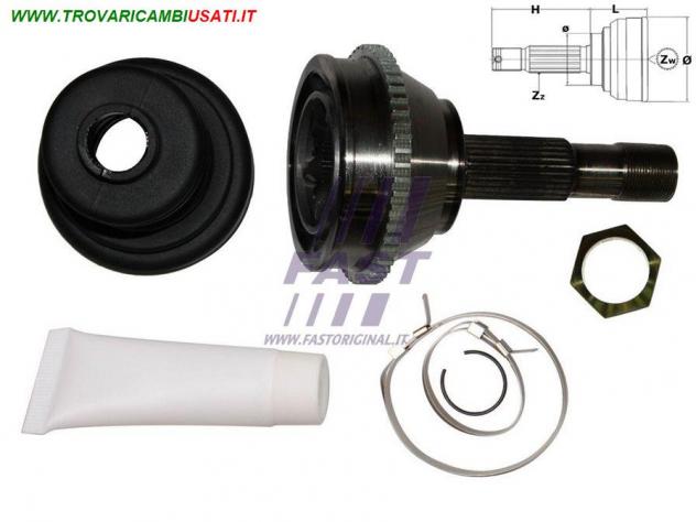 GIUNTO OMOCINETICO FIAT DUCATO 94 ESTERNO 10/14Q [+]ABS FT25006K Meccanica  Cambio e trasmisione  Semiassi  Semiasse (rev FIAT - DUCATO - 1994  2002