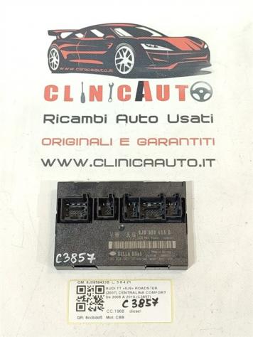 CENTRALINA COMFORT AUDI TT Cabrio Serie (8J3) 8J0959433B CBB diesel 1968 (0614)