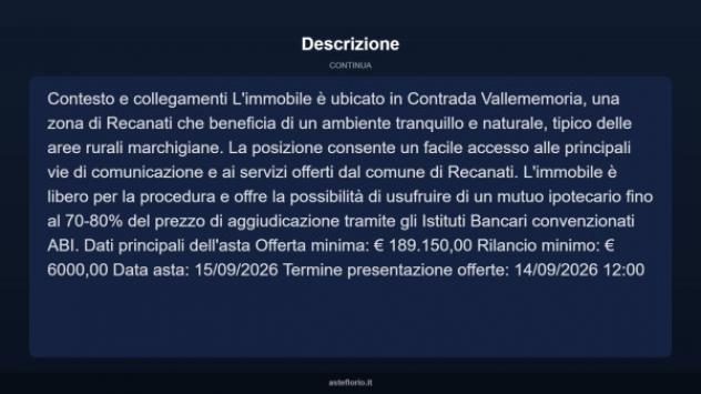 Immobile in asta di 300 m² con più di 5 locali in vendita a Recanati - Foto 12