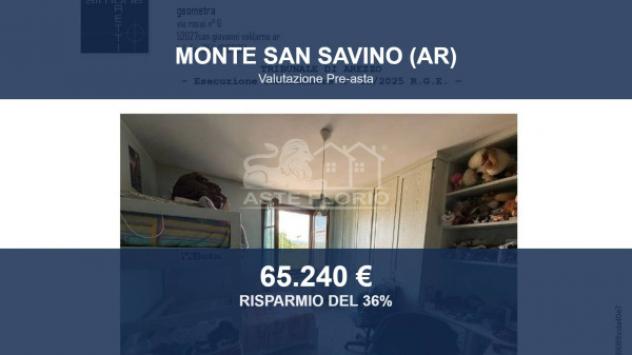 Immobile in asta di 109 m², box auto in vendita a Monte San Savino