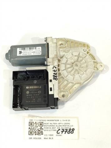 MOTORINO ALZAVETRO ANTERIORE DESTRA SEAT Altea Berlina 1T0959702G 1K0959792M BLS (04)