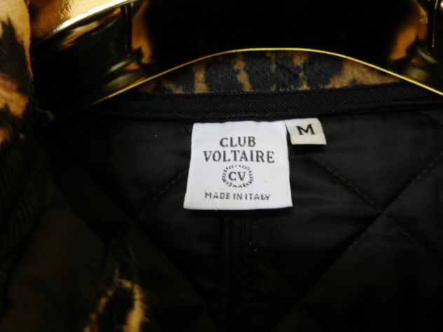 Giaccone donna CLUB VOLTAIRE leopardato imbottito Tg. M, made Italy - Foto 2