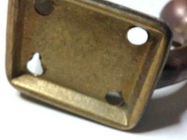 3 vecchi attaccapanni in ottone fine prima metà del 900 - Foto 4
