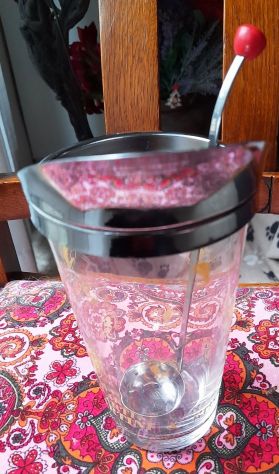 caraffa martini vintage  con dosatore e cucchiaino - Foto 6