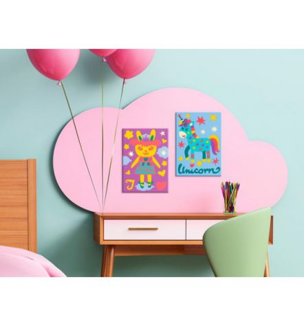 Quadro Fai Da Te Per Bambini N. 13 Arredalacasa Spedizione Gratis - Foto 2