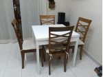 Tavolo allungabile con 4 sedie in vero legno