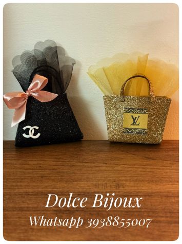 Borse porta confetti compleanno laurea LV.chanel