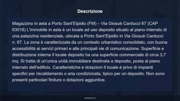 Immobile in asta di 3 m² in vendita a Porto Sant'Elpidio - Foto 9