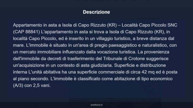 Immobile in asta di 42 m² in vendita a Isola di Capo Rizzuto - Foto 13