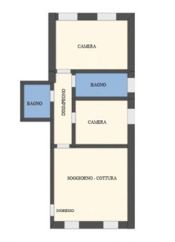Appartamento di 60 m² con 3 locali e box auto in vendita a San Giorgio delle Pertiche