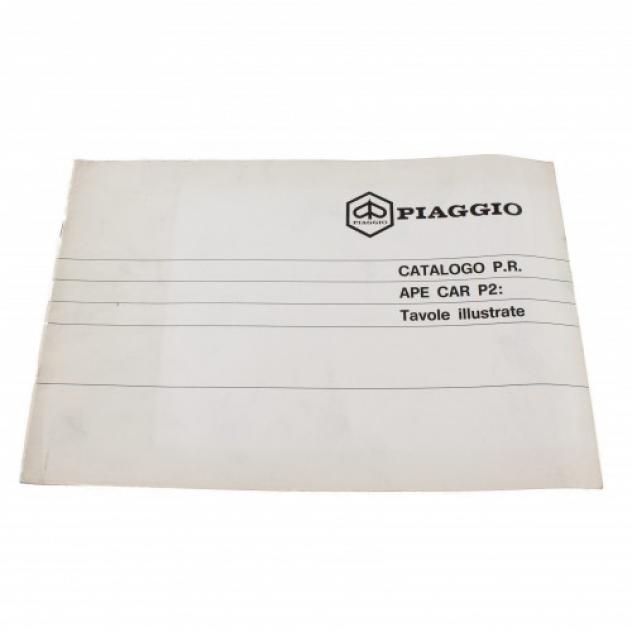 Catalogo parti di ricambio Piaggio Ape Car P2 tavole illustrate