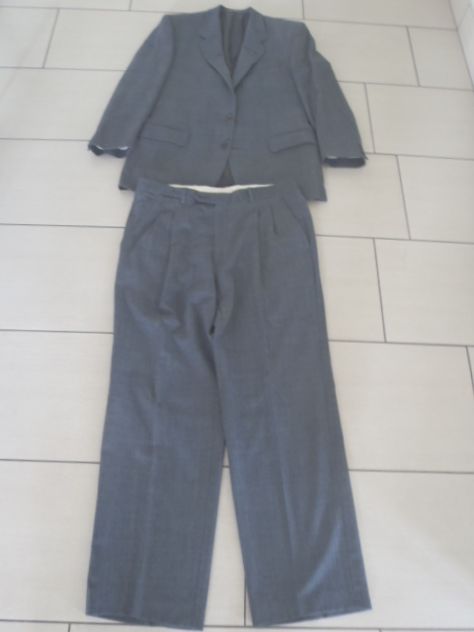 Abito completo uomo lana grigio Cerruti 1881