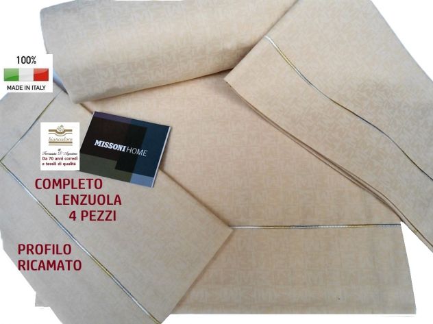 MISSONI COORDINATO LETTO , COMPLETO LENZUOLA + QUILT - Foto 7