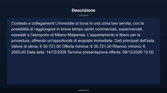 Immobile in asta di 84 m² in vendita a Ferno - Foto 12