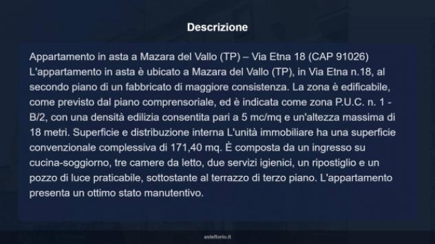 Immobile in asta di 171 m² in vendita a Mazara del Vallo - Foto 18