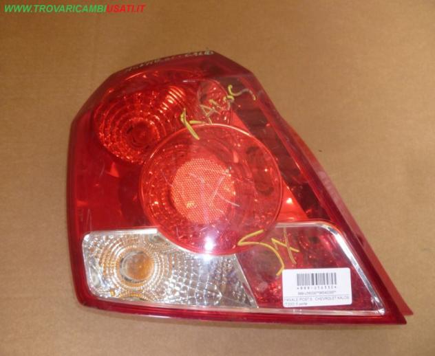 FANALE POST.S. CHEVROLET KALOS (T200) 5 porte  Parti elettriche  Fanaleria  Fanali  Fanale post. sx. CHEVROLET - KALOS 3 porte - 01-03-2005 - 01-10-20