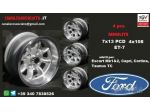 Cerchi minilite 7x 13 4x108 et-7 ford capri taunus