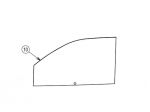 108002 CRISTALLO VETRO SCENDENTE PORTA DESTRA JDM ABACA ALBIZIA