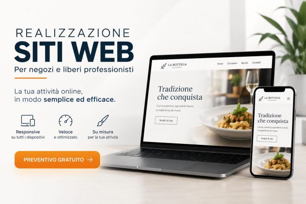 Realizzazione Siti Web Vetrina per Attività e Professionisti