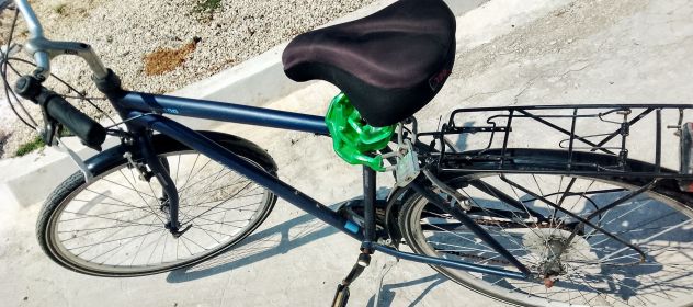 Bicicletta Lombardo Siena blu metallizzata cambio Shimano - Foto 3
