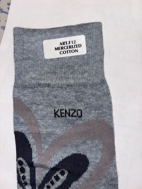CALZE NUOVE DA UOMO IN COTONE FIRMATE ORIGINALI KENZO,MADE IN ITALY,N’42-44 - Foto 3