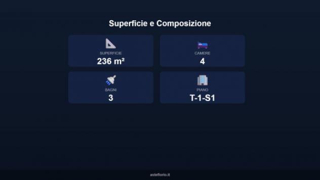 Immobile in asta di 236 m² con più di 5 locali in vendita a Roma - Foto 18