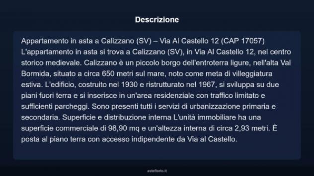 Immobile in asta di 98 m² in vendita a Calizzano - Foto 7