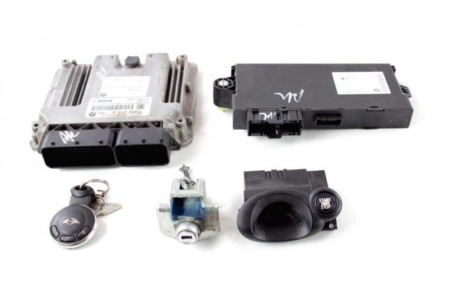 8512415 KIT ACCENSIONE AVVIAMENTO MINI COUNTRYMAN R60 D 1.6 D 4X4 82KW 6M 5P (2011) RICAMBIO USATO CON CENTRALINA MOTORE, BLOCCHETTI ACCENSIONE APERTU