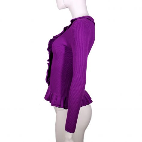 Cardigan viola Boutique Moschino - tg. 40 - Foto 6