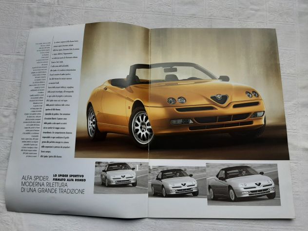 ALFA ROMEO SPIDER  DEPLIANT ORIGINALE - Foto 3