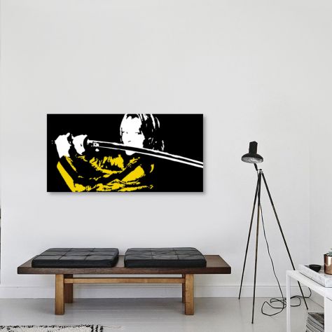 Quadro KILL BILL dipinto a mano pop art