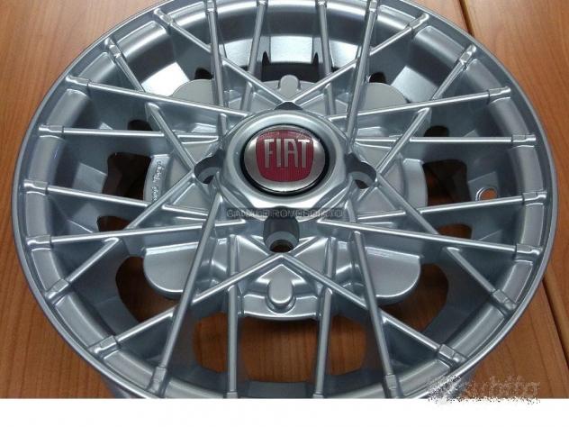Cerchi ray silver 4,5x 12 4x98 fiat 126 600 900 - Foto 8