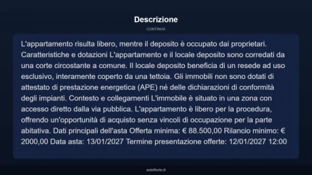 Immobile in asta di 249 m² con più di 5 locali in vendita a Larciano - Foto 18