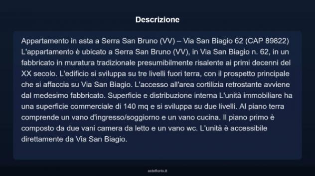 Immobile in asta di 140 m² in vendita a Serra San Bruno - Foto 4