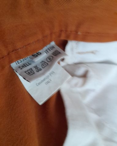 pantaloni in fustagno taglio sportivo  blu side tg 56 - Foto 5