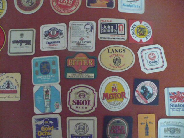 sottobicchieri birra anni '80 - Foto 5