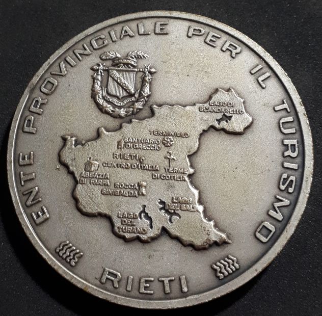 MEDAGLIA ENTE PROVINCIALE PER IL TURISMO RIETI - TERMINILLO. - Foto 5