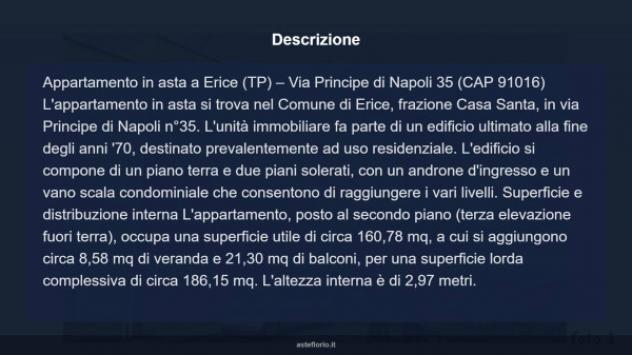 Immobile in asta di 186 m² con più di 5 locali in vendita a Erice - Foto 16